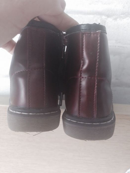 Botki bordowe r 25