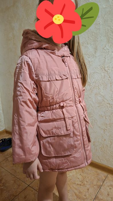 Куртка зимова 110/116 для дівчинки