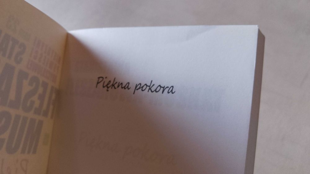 S. Fleszarowa-Muskat "Piękna pokora"