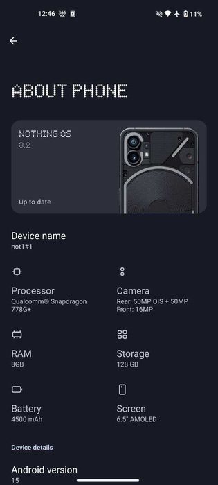 Nothing Phone 1 (8gb/128gb)