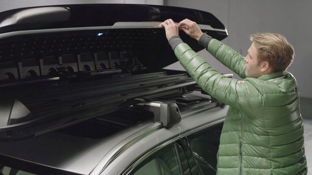 VOLVO box dachowy siatka bagazowa zabezpieczajaca