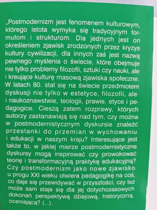 AD Wychowanie chrześcijańskie wobec postmodernistycznej prowokacji