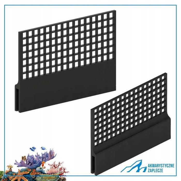Grzebień przelewowy do akwarium sump - kratka - Cena za 1 cm separator