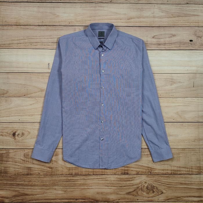 CALVIN KLEIN Koszula Slim Fit Męska Logowana r. M