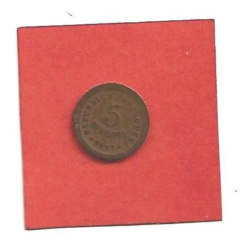 5 Centavos 1927 Bela