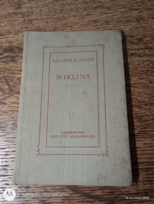 Wiklina. Leopold Staff