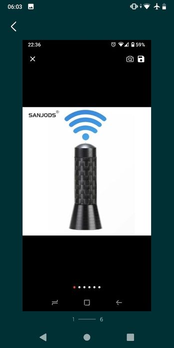 Antena de Barbatana de Tubarão Universal/FM/AM cabo de conexão dentro.