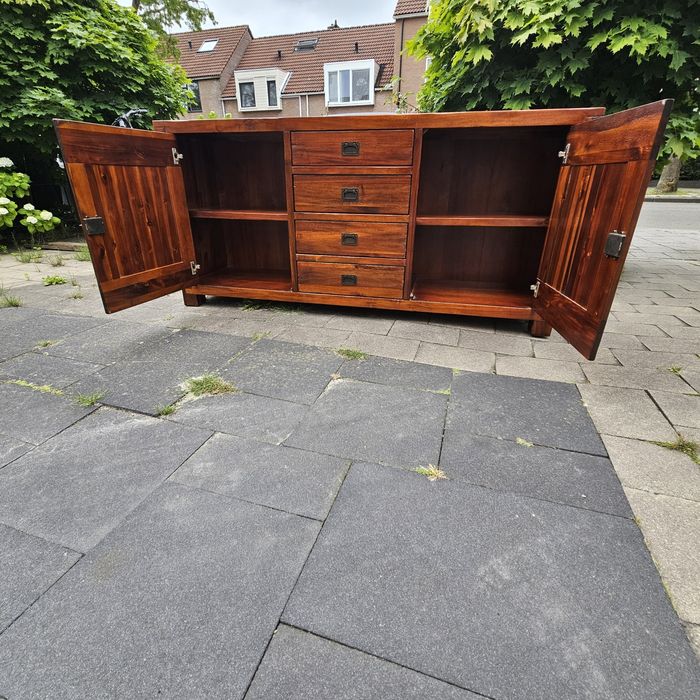 Drewniana komoda kolonialna 180x85,5x44,5