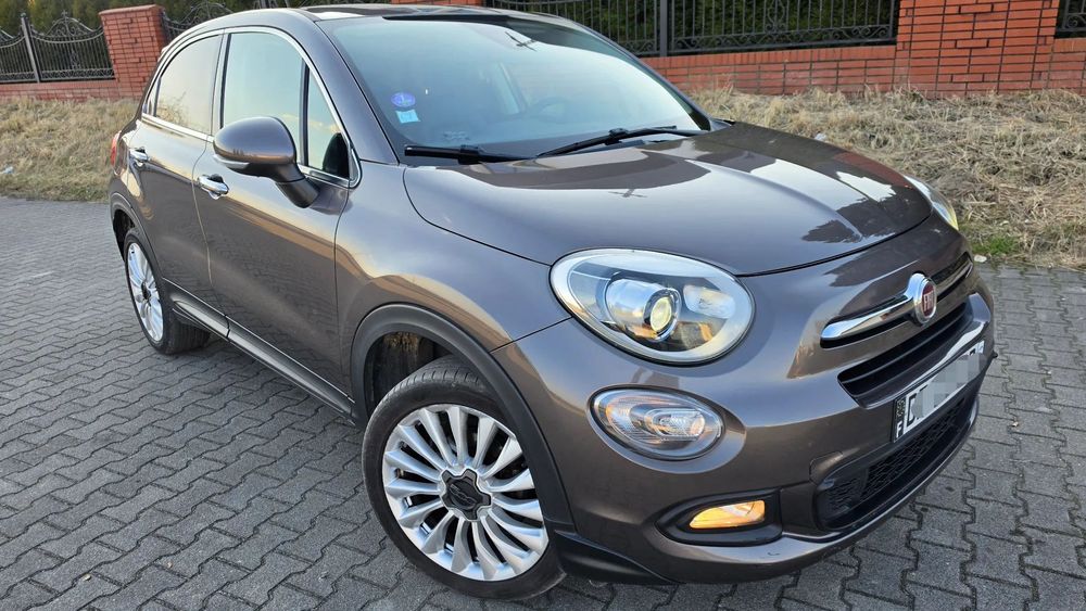 Fiat 500X Bezwypadkowy Bixenon Nawigacja Parktronik Tempomat Klimatronik Piękny