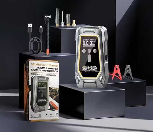 Пуско-зарядний  авто бустер BAOLEXIN N7 22000mAh, 3200A,с компрессором