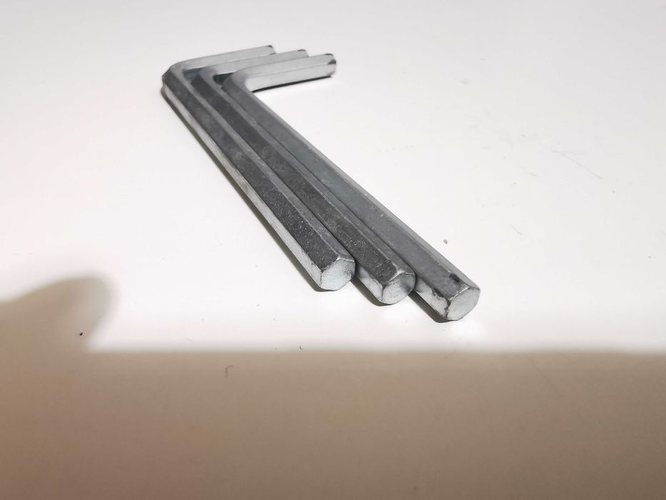 Klucze imbusowe, imbus 5mm, dwustronny, długi - 2 sztuki