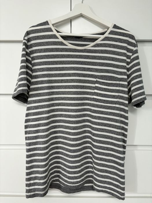 Bluzka L paski bawełna