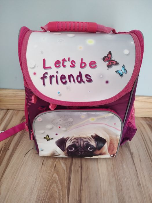 Tornister szkolny z psem