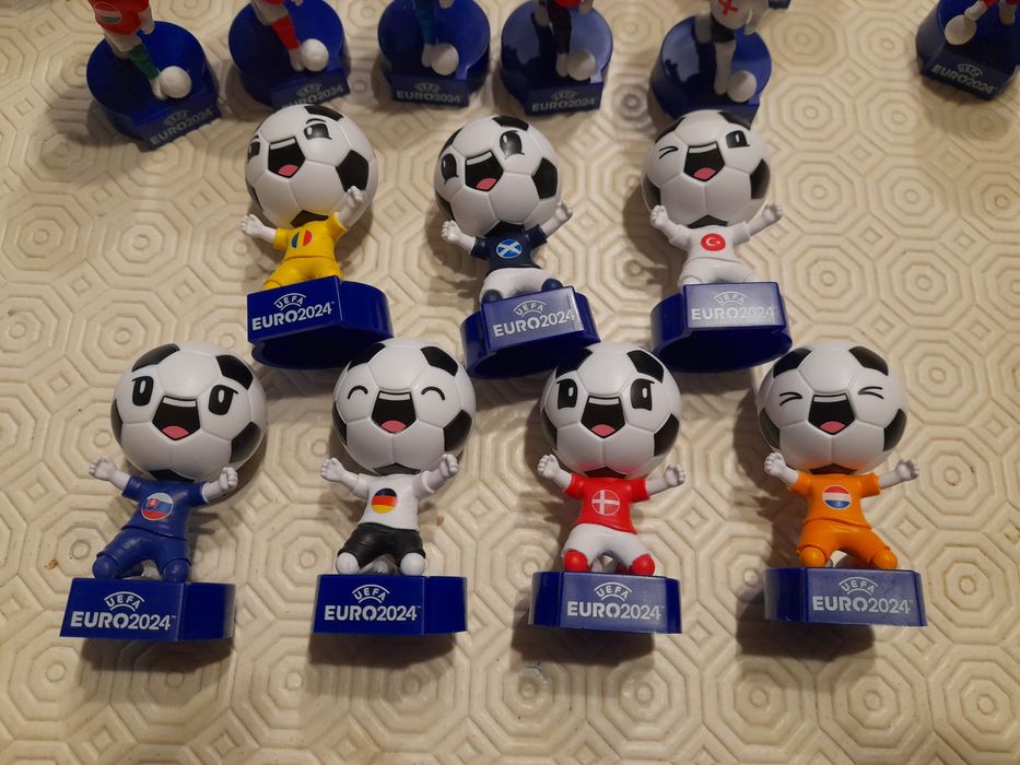 Bonecos EURO 2024 UEFA Futebol cabeçudos da bola Topps Portugal figura
