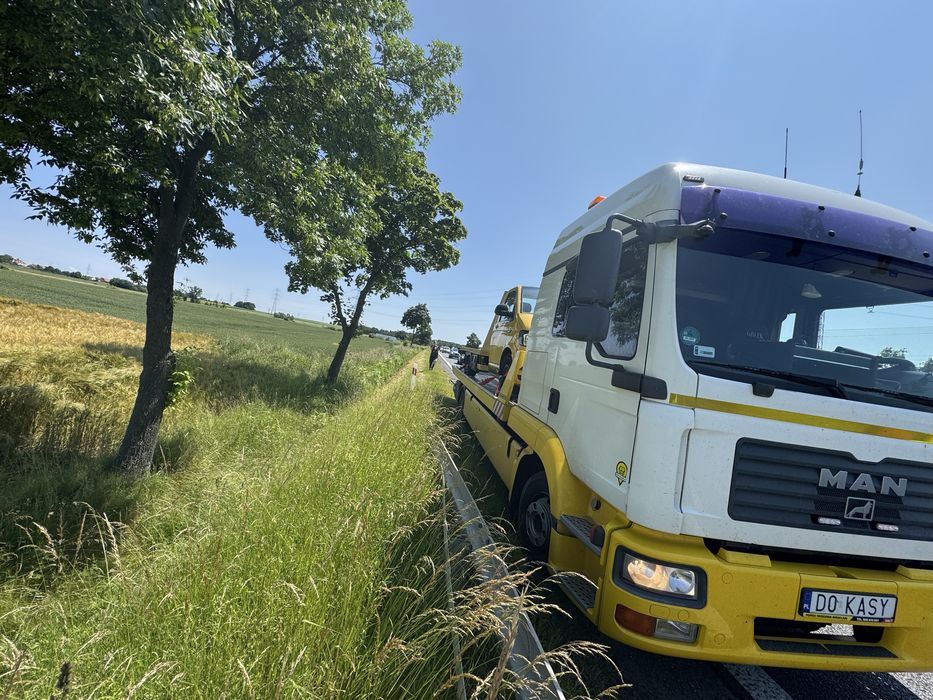 Pomoc drogowa laweta WROCŁAW A4 S8 S5 MOP transport holowanie