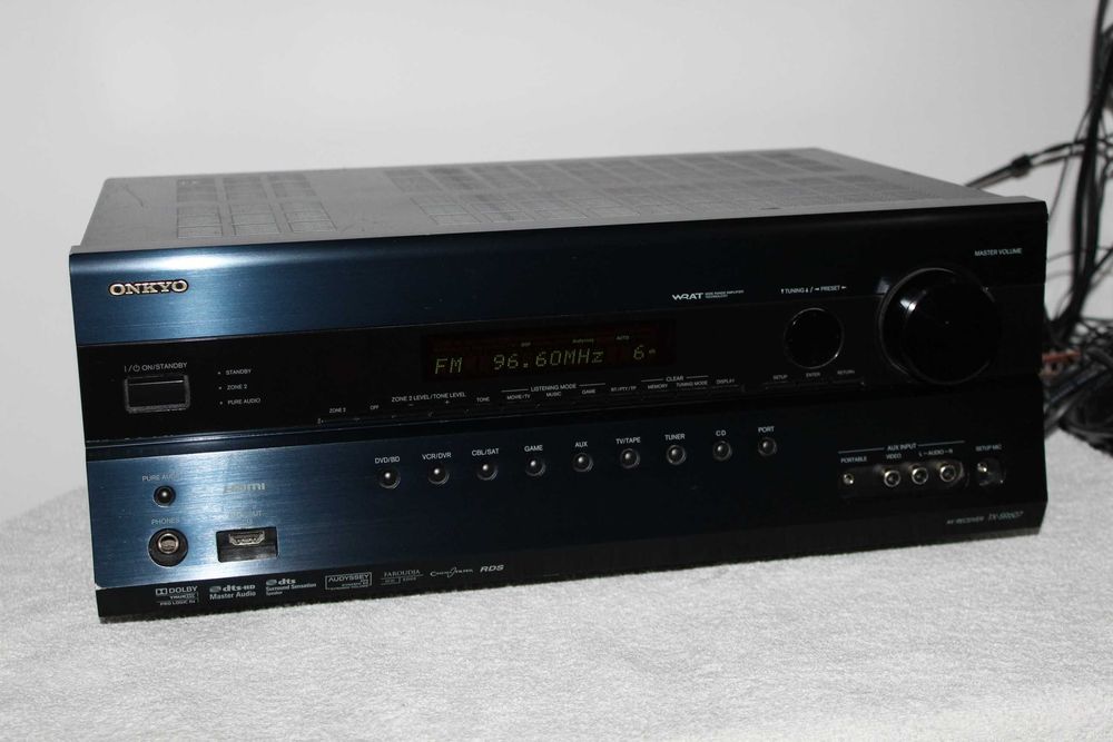 ONKYO TX-SR607 Amplituner wzmacniacz kino domowe 7.1 hdmi optyk Wysyłk