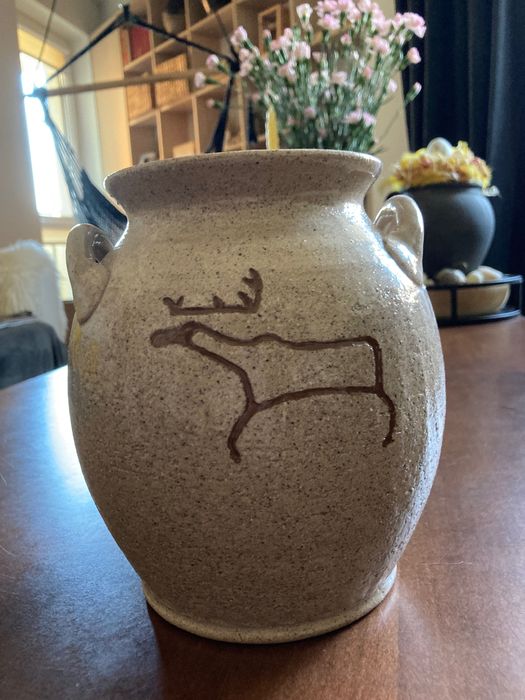 Wazon, ceramika, flakon, pojemnik, rustykalny