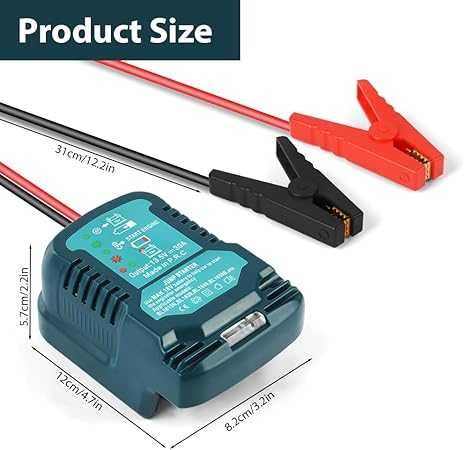 Flintronic Adapter rozruchowy do akumulatora Makita Einhell 18 V