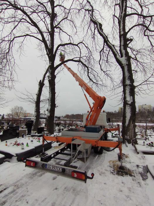 zwyżka z operatorem 25m/27m  HDS + Wywrotka - Cały Śląsk