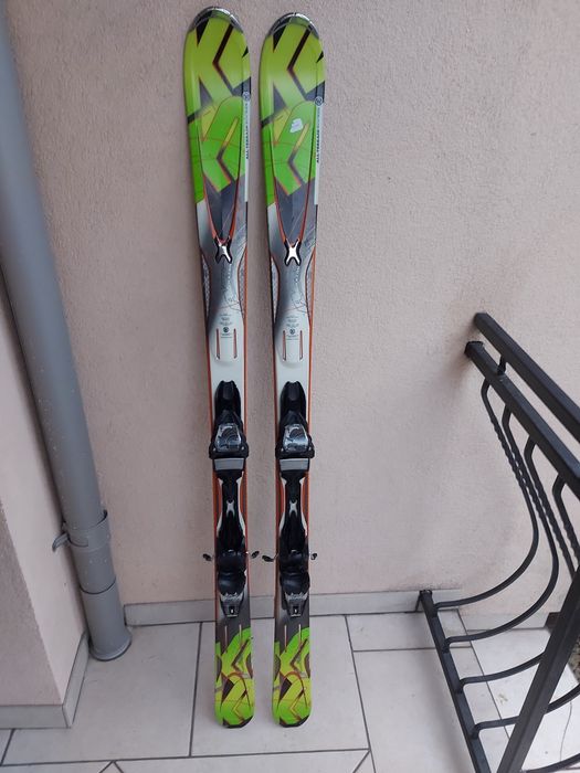 K2 Razor narty zjazdowe z wiązaniami stan bardzo dobry