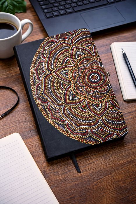 Записник ручної роботи Мандала