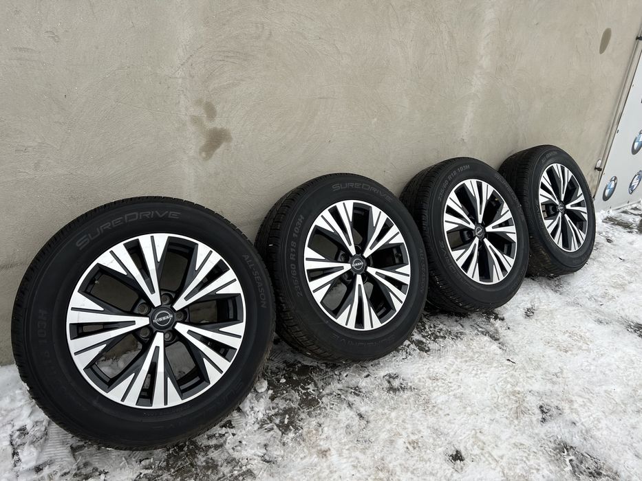 Диски титани R18 Nissan Rogue T33 T32 5x114.3 резина 235 60 r18 2024р