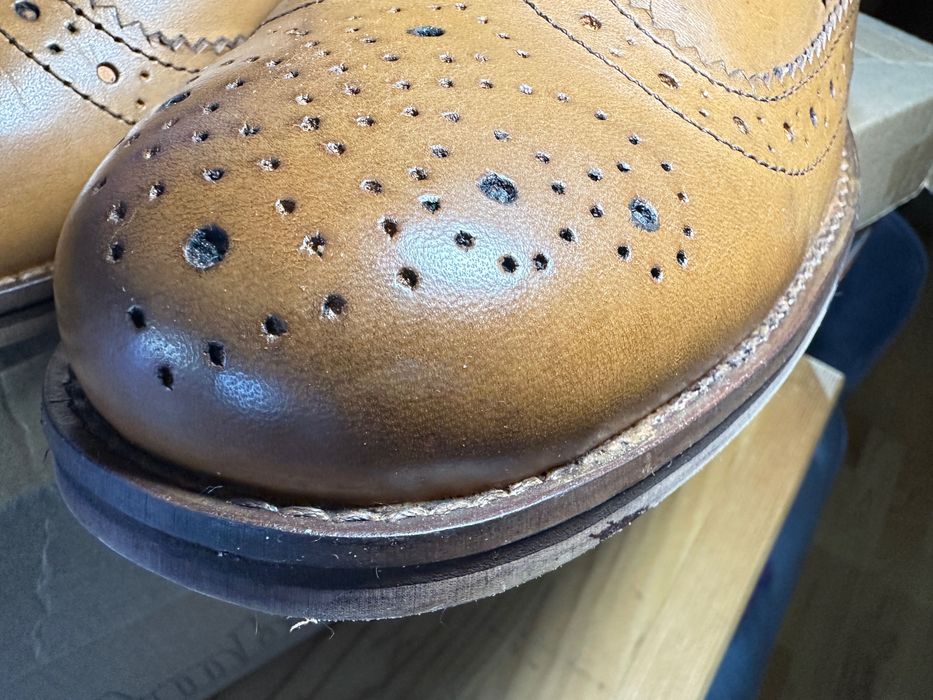 Buty męskie skórzane brogsy Thomas Catesby Angielska Marki