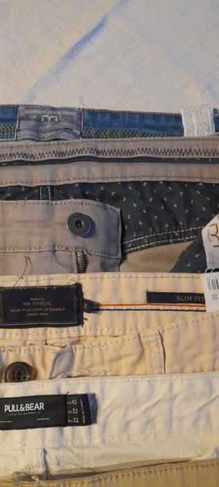 Lote de 6 calças homem