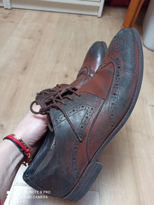 Eleganckie buty pantofle Clarcs r 42.5 stan idealny