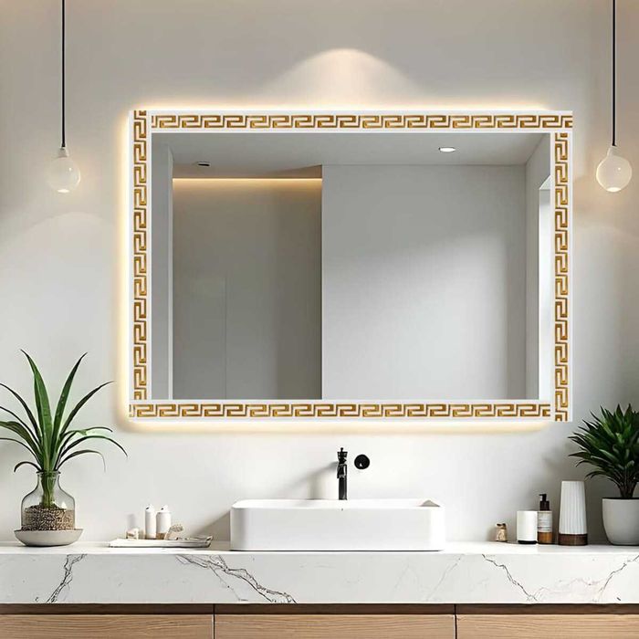 Молдинг 3000х50х6 мм Білий із золотом