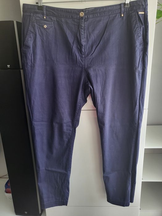 Granatowe spodnie damskie rozmiar.48/50
