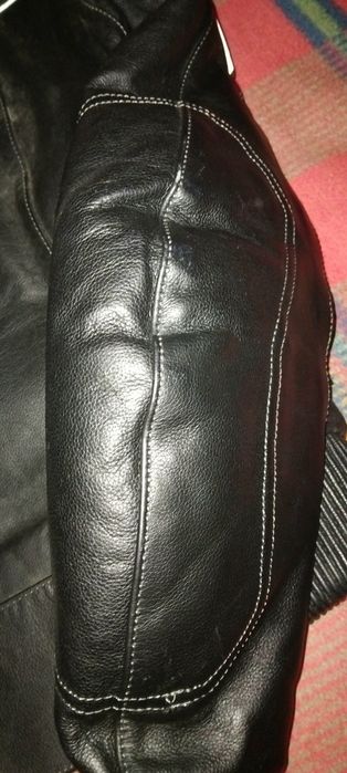 Blusão motard Akita em pele para senhora, 36 usado 1 vez!