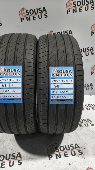 2 pneus semi novos 205-45R17 Michelin - Oferta dos Portes