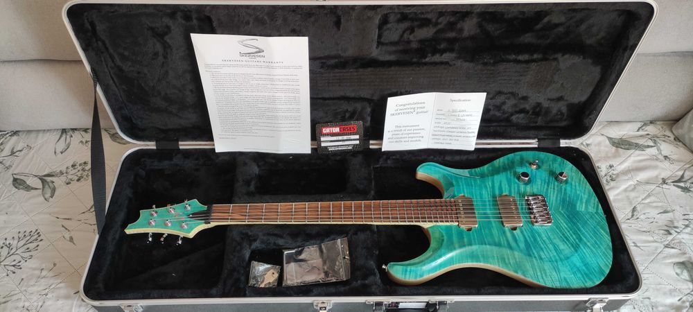 SKERVESEN LIZARD 6 – Bare knuckle holy diver | płomienisty | Hhipshot | 2023 | stan idealny | PRS | ESP | Mayones