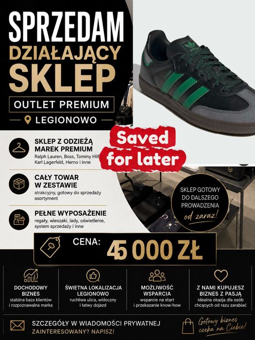 Sprzedam biznes sklep odziezowy