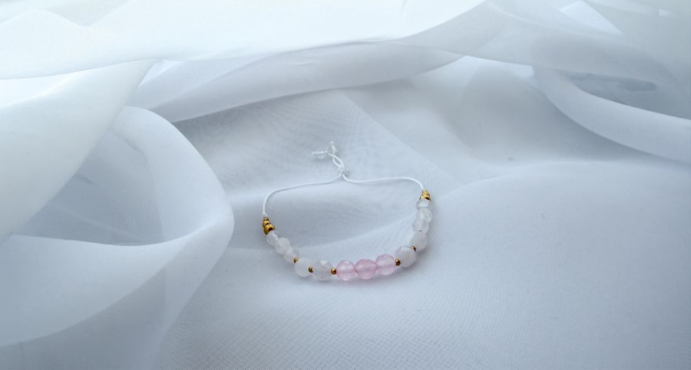 Bransoletka z kamieni naturalnych kryształ górski idealna na prezent