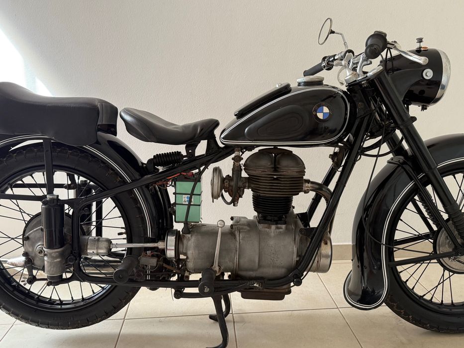 BMW R25 - mota antiga 1952 - ótimo estado