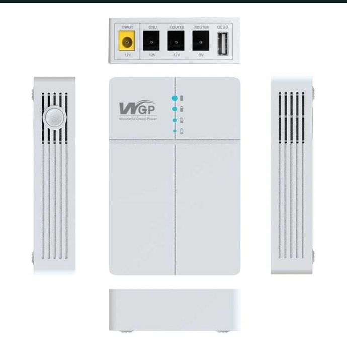 ДБЖ (безперебійник) для роутера (Mini DC UPS) WGP Optima 302 - 13500 mAh 27Вт