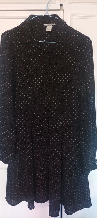 Платье зелёное в цветочек