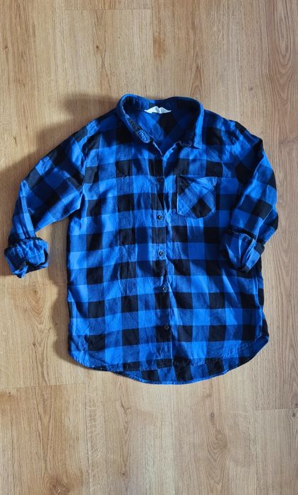 Koszula w kratę kratkę H&M XS 34