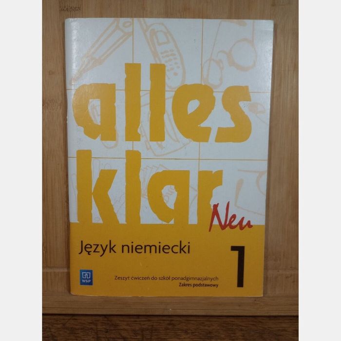 Alles klar 1. Język niemiecki. Zeszyt ćwiczeń.