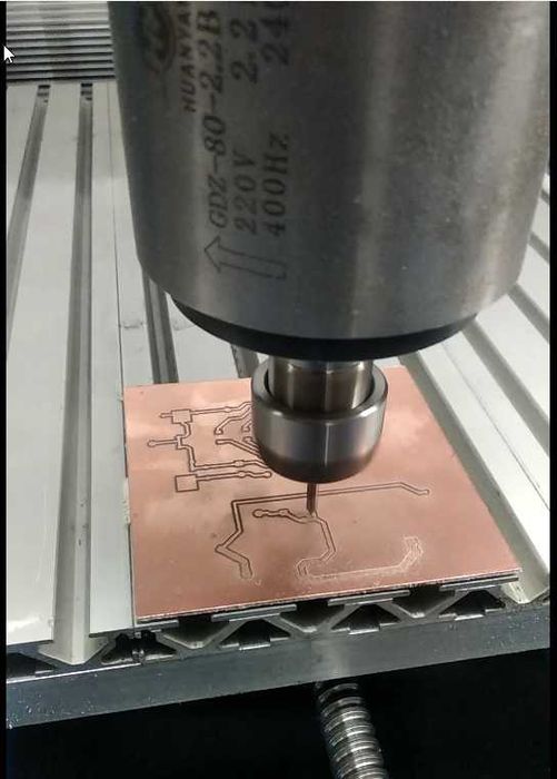 Frezarka 4 osiowa CNC Mach3