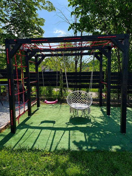 Drewniany plac zabaw / małpi gaj – solidna konstrukcja!