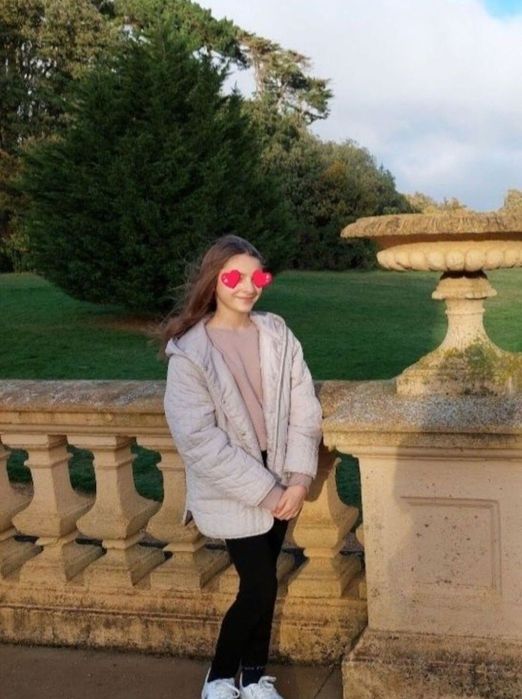 Куртка тонку, стьобана Primark на дівчинку 11 - 12 років