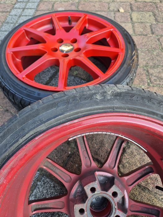 4 kola felgi 17 cali 5x100 autec sruby