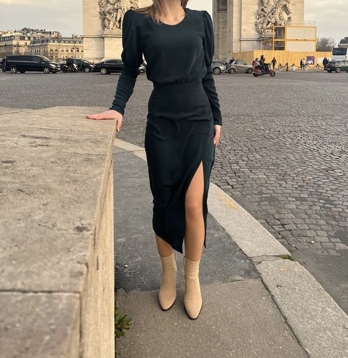 Смарагдова зелена сукня Cher17 XS