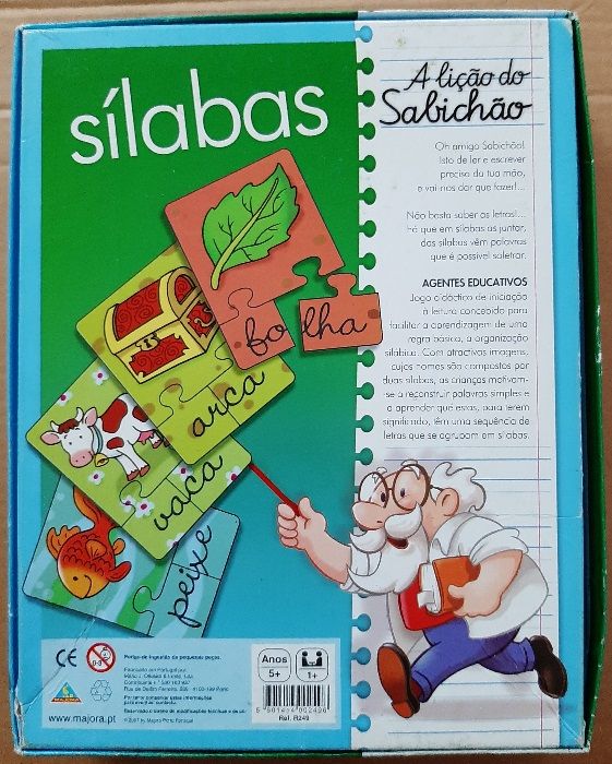 Jogo Majora - Sílabas