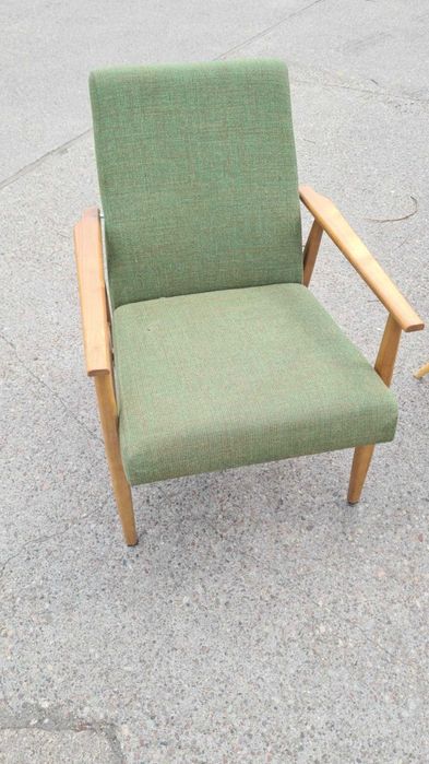 Fotel retro prl stylowy