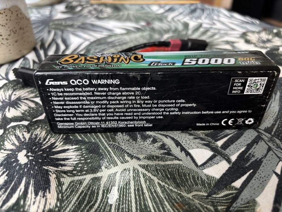 Sprzedam baterię akumulator do modeli Gens ACQ BASHING 2S1P 7.4v 37 Wh
