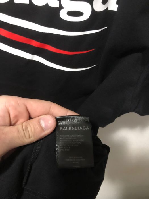 camisola preta balenciga